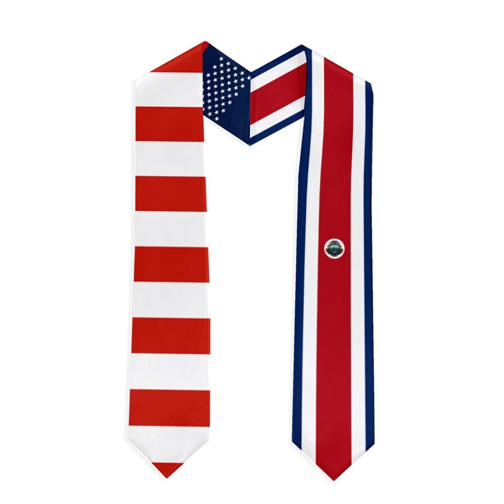 6762 Costa Rica Graduation Stole Graduation Sash Scarf Graduation Gift